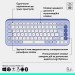 Клавіатура бездротова POP Icon Keys, UA, лілова Logitech (920-013074)