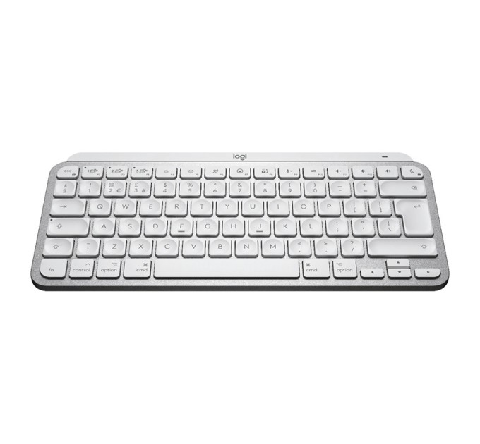 Клавіатура бездротова MX Keys Mini для Mac Illuminated, UA, світло-сіра Logitech (920-010526)