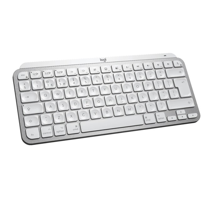 Клавіатура бездротова MX Keys Mini для Mac Illuminated, UA, світло-сіра Logitech (920-010526)