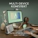Комплект клавіатура та миша бездротовий Pebble 2 Combo, UA, графітовий Logitech (920-012239)