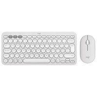 Комплект клавіатура та миша бездротовий Pebble 2 Combo, UA, білий Logitech (920-012240)