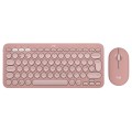 Комплект клавіатура та миша бездротовий Pebble 2 Combo, UA, рожевий Logitech (920-012241)