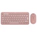 Комплект клавіатура та миша бездротовий Pebble 2 Combo, UA, рожевий Logitech (920-012241)