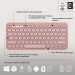 Комплект клавіатура та миша бездротовий Pebble 2 Combo, UA, рожевий Logitech (920-012241)