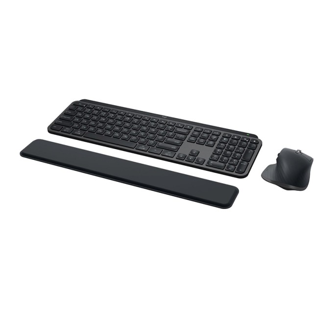 Комплект клавіатура та миша бездротова MX Keys S Combo, UA, графітовий Logitech (920-011614)