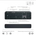 Комплект клавіатура та миша бездротова MX Keys S Combo, UA, графітовий Logitech (920-011614)