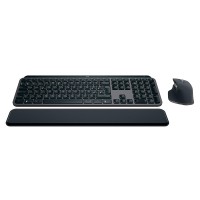 Комплект клавіатура та миша бездротова MX Keys S Combo, UA, графітовий Logitech (920-011614)