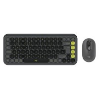 Комплект клавіатура та миша бездротовий POP Icon Combo, UA, графітовий Logitech (920-013156)
