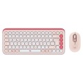 Комплект клавіатура та миша бездротовий POP Icon Combo, UA, рожевий Logitech (920-013142)