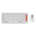 Комплект клавіатура та миша бездротовий POP Icon Combo, UA, білий Logitech (920-013141)