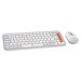 Комплект клавіатура та миша бездротовий POP Icon Combo, UA, білий Logitech (920-013141)