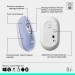 Комплект клавіатура та миша бездротовий POP Icon Combo, UA, ліловий Logitech (920-013078)