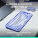 Комплект клавіатура та миша бездротовий POP Icon Combo, UA, ліловий Logitech (920-013078)