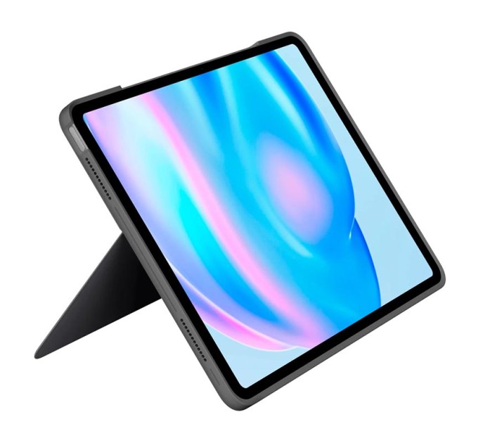 Клавіатура-чохол Combo Touch для iPad Air 13" (M2), US, Oxford grey Logitech (920-012618)