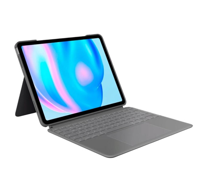 Клавіатура-чохол Combo Touch для iPad Air 13" (M2), US, Oxford grey Logitech (920-012618)