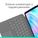Клавіатура-чохол Combo Touch для iPad Air 13" (M2), US, Oxford grey Logitech (920-012618)