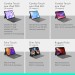 Клавіатура-чохол Combo Touch для iPad Air 13" (M2), US, Oxford grey Logitech (920-012618)