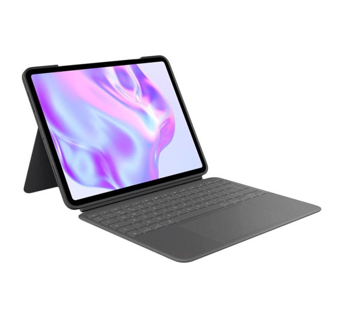 Клавіатура-чохол Combo Touch для iPad Pro 13" (M4), US, графітова Logitech (920-012833)