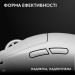 Миша бездротова G Pro X Superlight 2 Lightspeed, біла Logitech (910-006638)