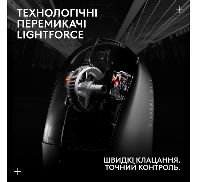 Миша бездротова G Pro X Superlight 2 Lightspeed, біла Logitech (910-006638)