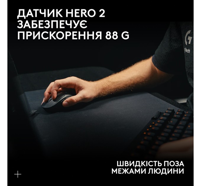 Миша бездротова G Pro X Superlight 2 Lightspeed, біла Logitech (910-006638)