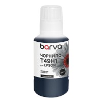 Чорнило для Epson T49H1 спеціальне 140 мл, OneKey, пігментне, чорне Barva (ET49H-932e)