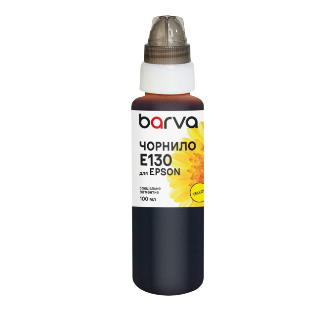 Чорнило для Epson T0734/T0924/T1294/T1304 спеціальне 100 мл, пігментне, жовте Barva (E130-530e)