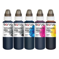 Комплект чорнил для Epson T69 спеціальні 5x100 мл, пігментні, MB/PB/C/M/Y Barva (E69-100-2MP) Комплект чорнил для Epson T69 спеціальні 5x100 мл, пігментні, MB/PB/C/M/Y Barva (E69-100-2MP)