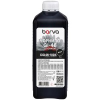 Чорнило для Canon GI-46 BK спеціальне 1 л, пігментне, чорне Barva (CGI46-1024)