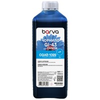 Чорнило для Canon GI-43 C спеціальне 1 л, водорозчинне, блакитне Barva (CGI43-1029)