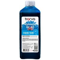 Чорнило для Canon GI-40 C спеціальне 1 л, водорозчинне, блакитне Barva (CGI40-1035)
