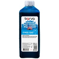 Чорнило для Canon PGI-1400/PGI-2400 C спеціальне 1 л, пігментне, блакитне Barva (C1400-1043)
