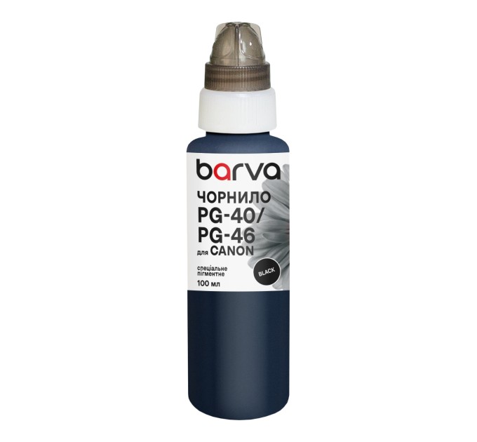 Чорнило для Canon PG-40/PG-46/PG-84 спеціальне 100 мл, пігментне, чорне Barva (C40-294e)