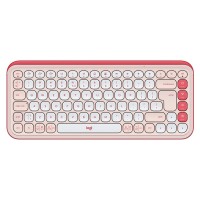 Клавіатура бездротова POP Icon Keys, UA, рожева Logitech (920-013073)