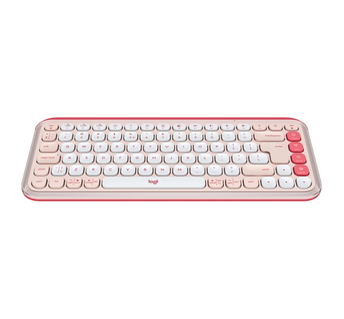 Клавіатура бездротова POP Icon Keys, UA, рожева Logitech (920-013073)