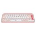 Клавіатура бездротова POP Icon Keys, UA, рожева Logitech (920-013073)