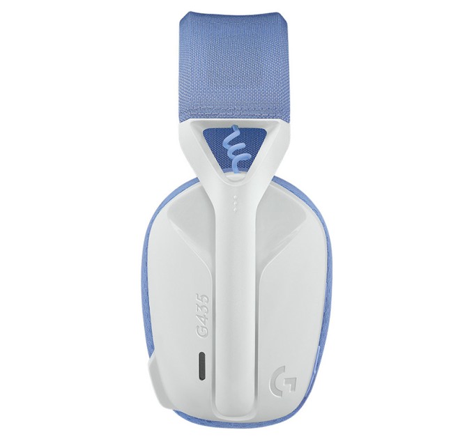 Гарнітура бездротова ігрова G435 Lightspeed, біла Logitech (981-001074)