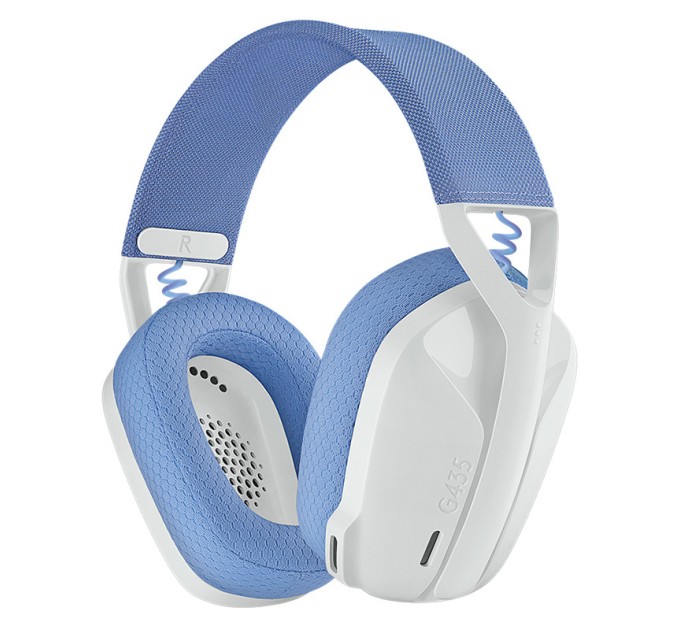 Гарнітура бездротова ігрова G435 Lightspeed, біла Logitech (981-001074)