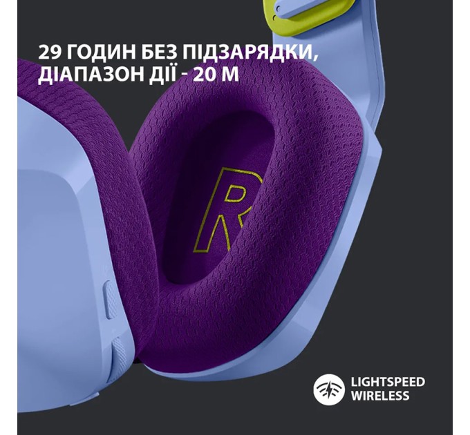 Гарнітура бездротова ігрова G733 Lightspeed, RGB, лілова Logitech (981-000890)