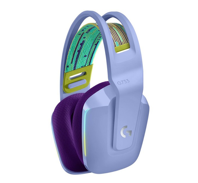 Гарнітура бездротова ігрова G733 Lightspeed, RGB, лілова Logitech (981-000890)