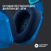 Гарнітура бездротова ігрова G733 Lightspeed, RGB, синя Logitech (981-000943)