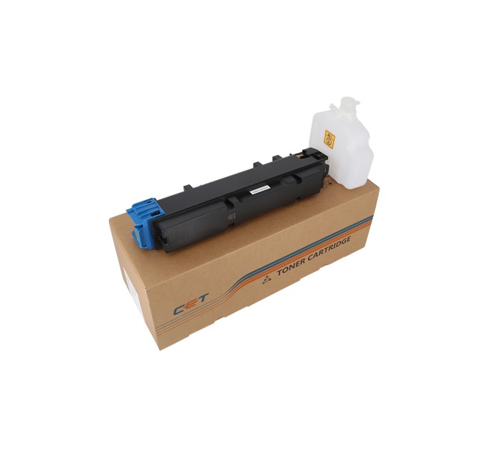Тонер-картридж сумісний Kyocera Mita ECOSYS ECOSYS PA4000cx TK-5380C, 1T02Z0CNL0, 169г, 13K, блакитний CET (CET142012)