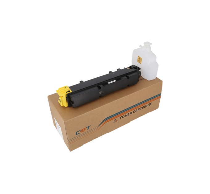 Тонер-картридж сумісний Kyocera Mita ECOSYS ECOSYS PA4000cx TK-5380Y, 1T02Z0ANL0, 169г, 13K, жовтий CET (CET142014)