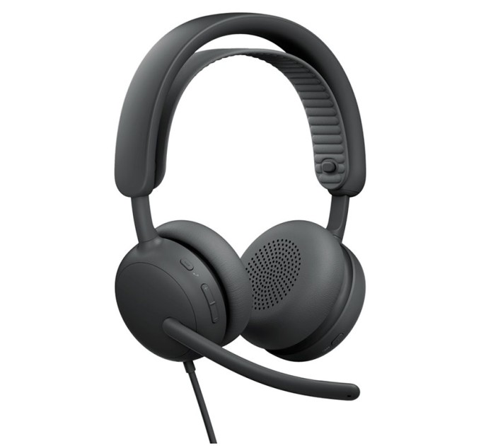 Гарнитура проводная Zone Wired 2, графитовая Logitech (981-001619)