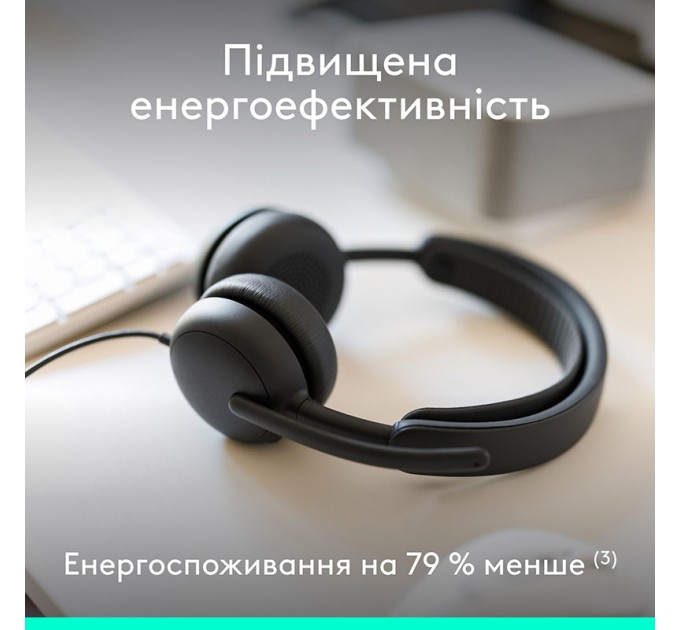 Гарнитура проводная Zone Wired 2, графитовая Logitech (981-001619)