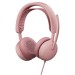 Гарнитура проводная Zone Wired 2, розовая Logitech (981-001620)