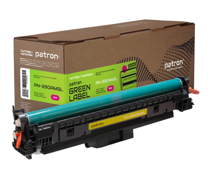 Картридж сумісний HP 230A (W2303A), Green Label, пурпуровий Patron (PN-230AMGL)