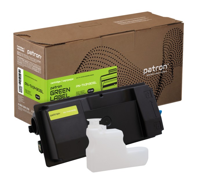 Тонер-картридж сумісний Kyocera Mita TK-3430 Green Label Patron (PN-TK3430GL)