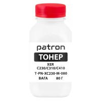 Тонер XER C230/C310/C410 флакон, 80 г, пурпуровий Patron (PN-XC230-M-080)