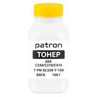Тонер XER C230/C310/C410 флакон, 100 г, жовтий Patron (PN-XC230-Y-100)